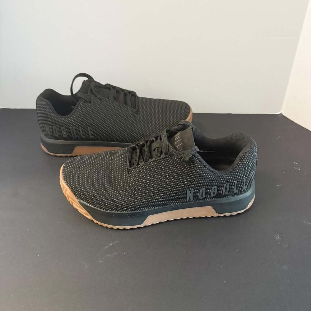 NOBULL Black Gum SuperFabric Trainer Shoes Men's Size 8